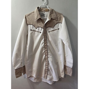 MWG Western Best Men Shirt Large 16.5 Pre-Owned